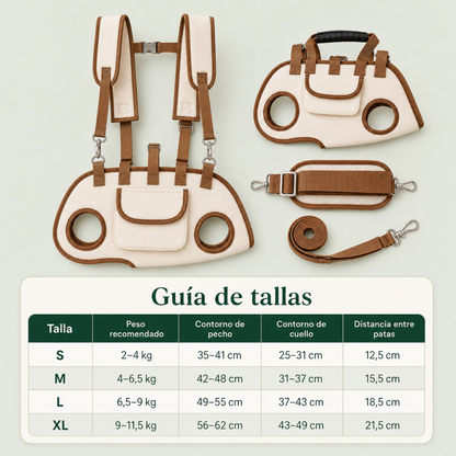 Transportín 6 en 1 para perros pequeños
